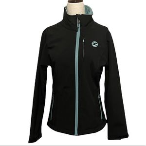 Hooey Black & Turquoise All Around Softshell Jacket Women’s Size Small